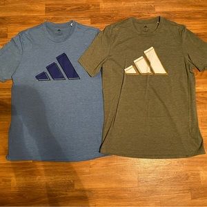 2 Adidas tshirts